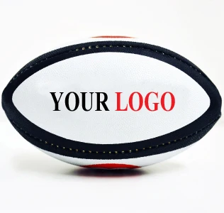 Best Quality Leather Rugby Ball Machine Stitched for Sports with Custom Logo for Soccer Match 2024 best custom ball  many color