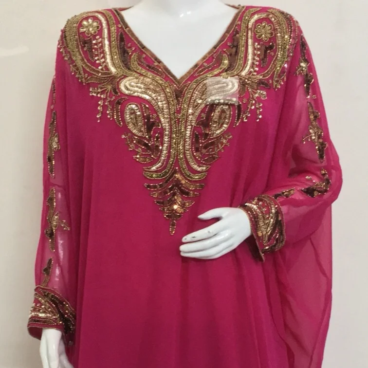 Modest Kaftan Fashion Turkish Dubai Kaftan Islamic Clothing Abaya Dresses Free Size Elegant Islamic Robes And Designer Abayas