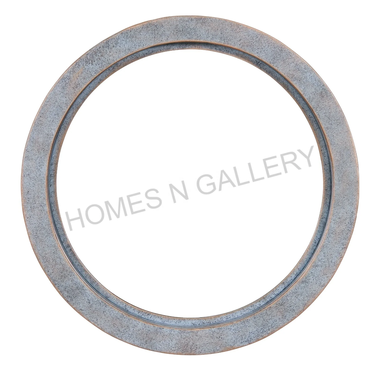 High Quality New Arrival Handmade Round Modern Luxurious Metal Iron Wall Mirror for Home Decoration and Creative Wall Mirror