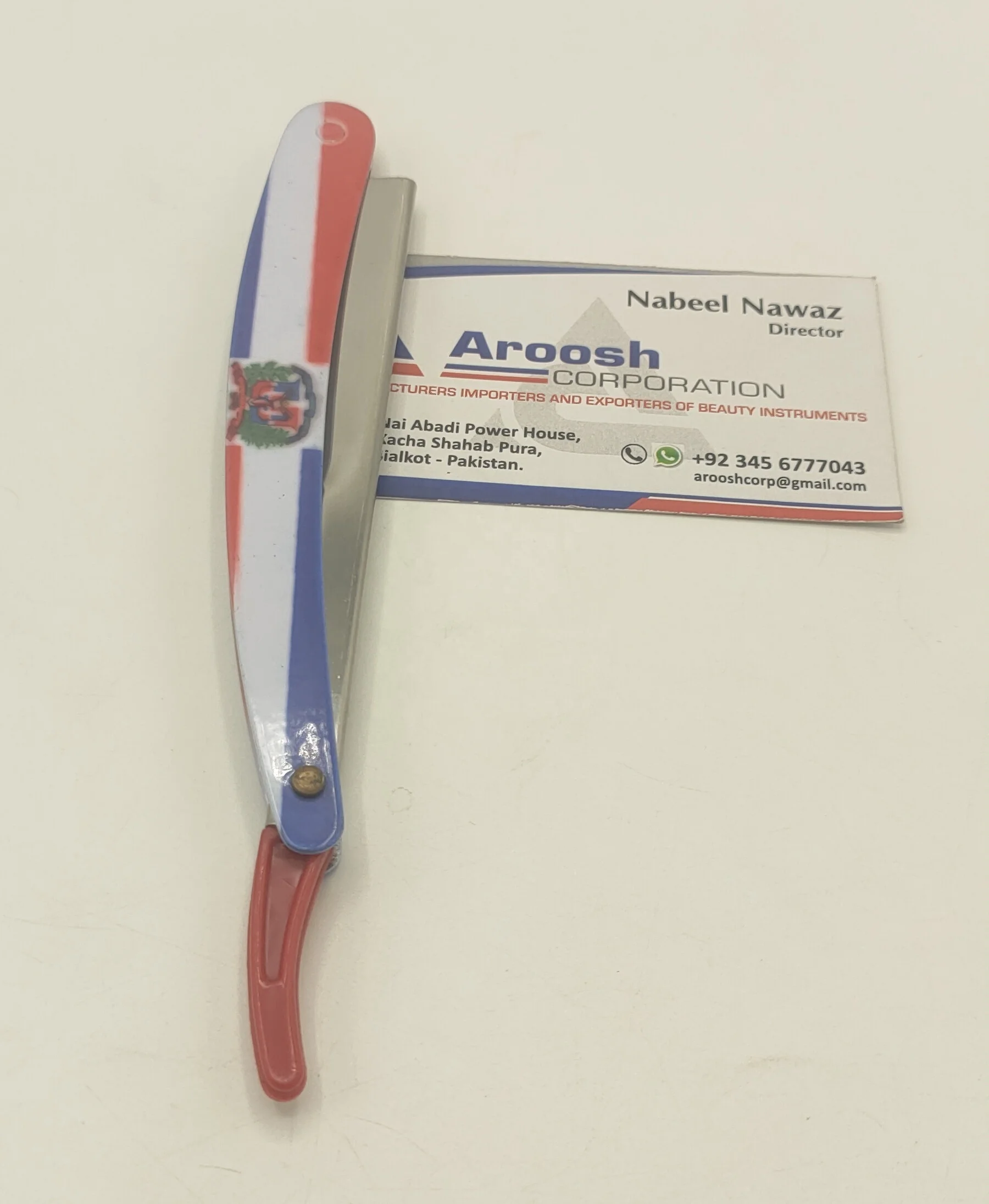 High Quality Professional Single Blade Barber Razor Wholesale Custom Logo Sustainable Stainless Steel for Face Body Shave