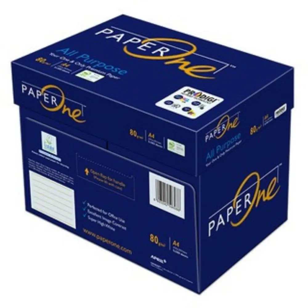 Оригинальный индонезийский PaperOne Jumbo Roll 60gsm 70gsm 80gsm для крафтинга и скрапбукинга непокрытый белый смещение без дерева