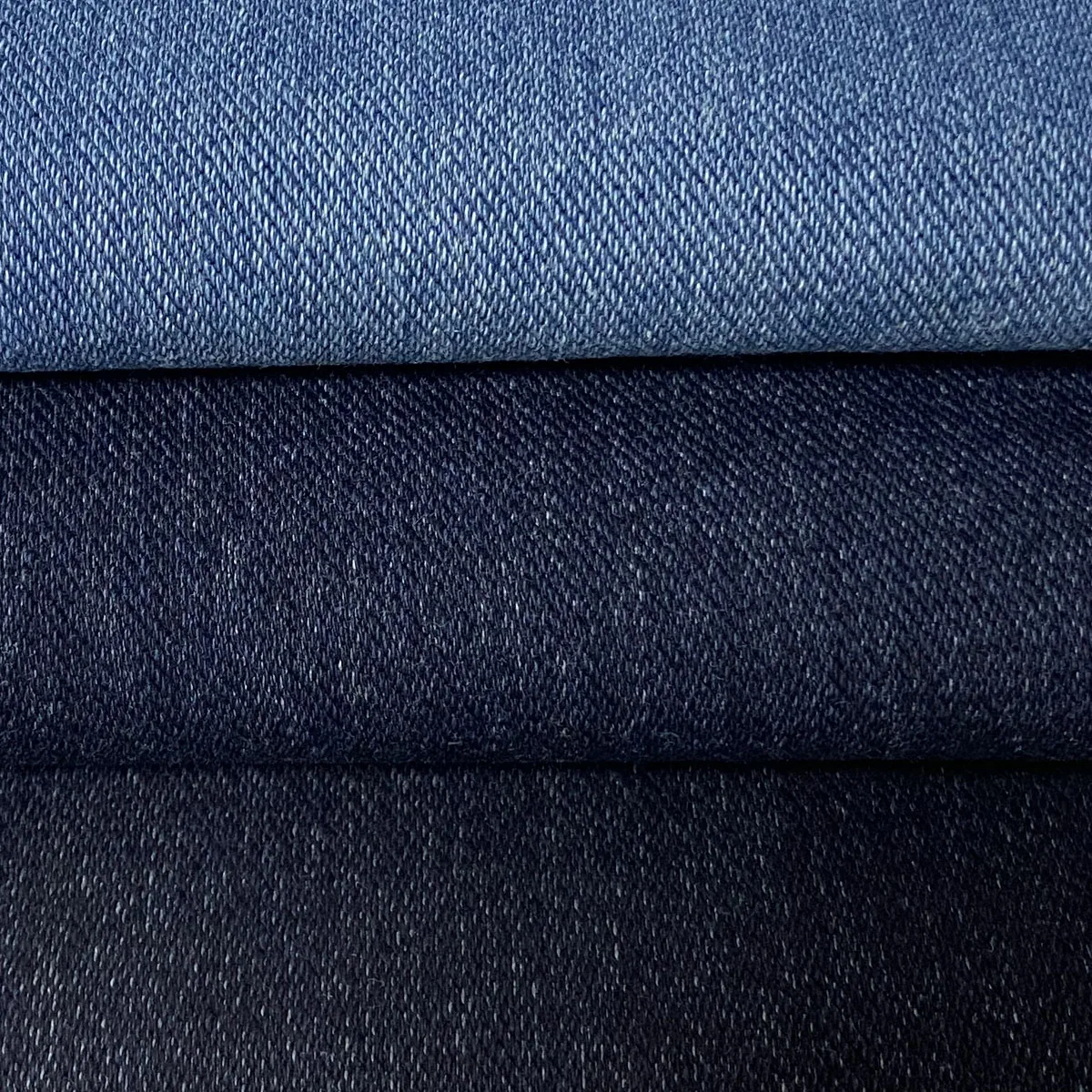  Джинсовая ткань цвета индиго и белый саржа 96% хлопок стрейч