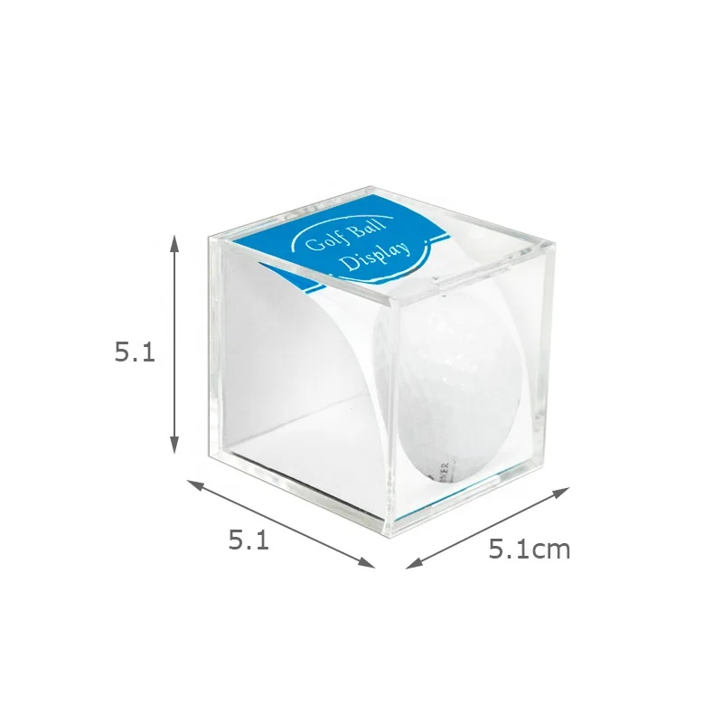 Acrylic Display Rack Golf Ball Display Showcase Clear Acrylic Box