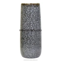 Home Hotel Restaurant Kitchen Iron Steel Color Printed Antique Cylindrical Vintage Luxury URNs & Jars Table Vase Table Vase Vase