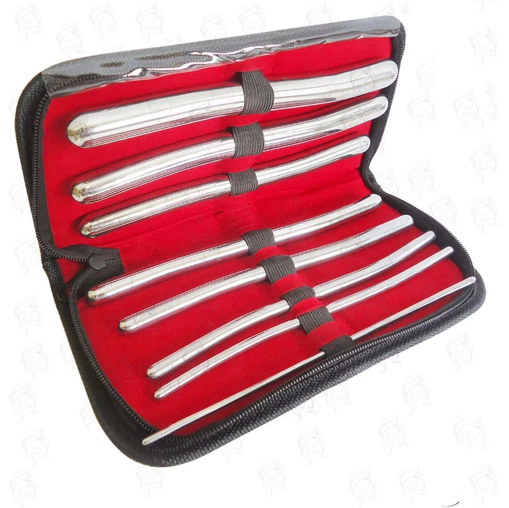  Вагинальный расширитель Hegar для матки из нержавеющей стали Медицинский односторонний и двухсторонний