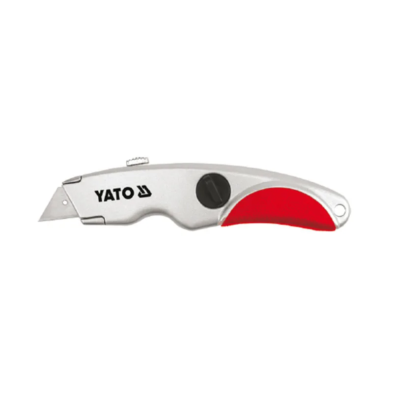 YATO knife retractable blade box cutter art knives snap off lock razor blade plastic shell YT-7520