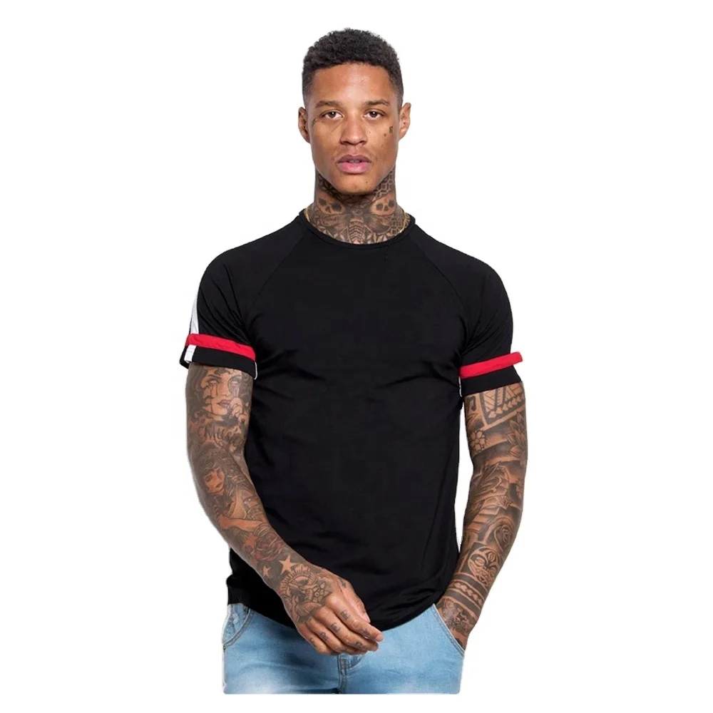 Первоклассное качество, оптовая продажа, Мужская футболка с круглым вырезом и цветным принтом