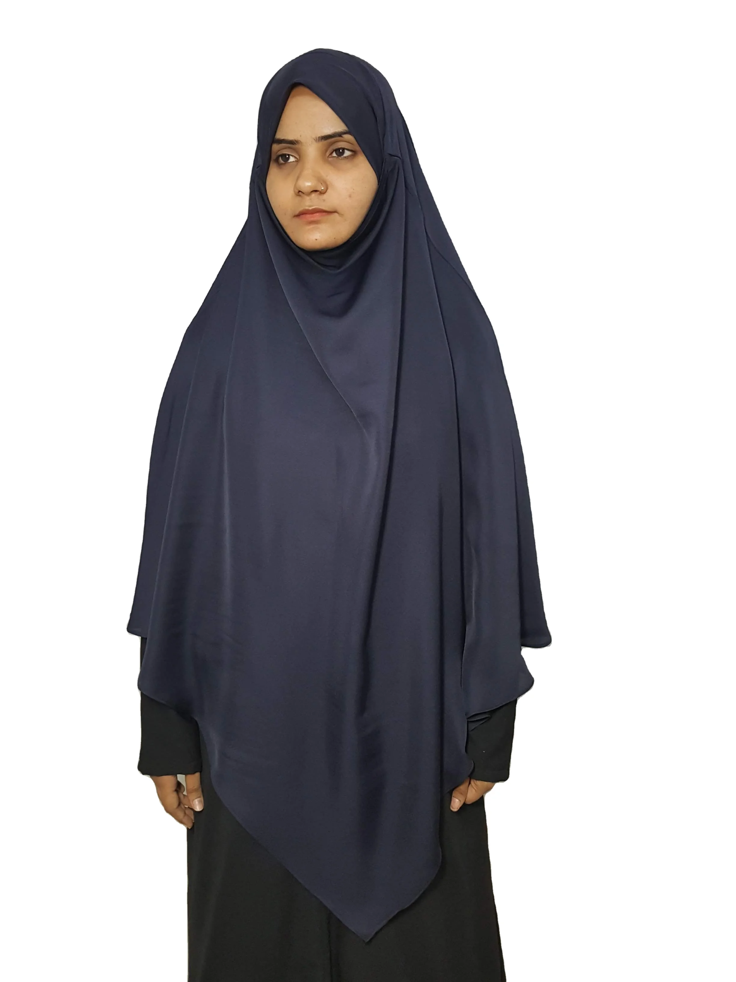 Diamond single layer khimar new 2023 in stock items nida fabric buy diamond khimar single layer free size polyester fabric islam