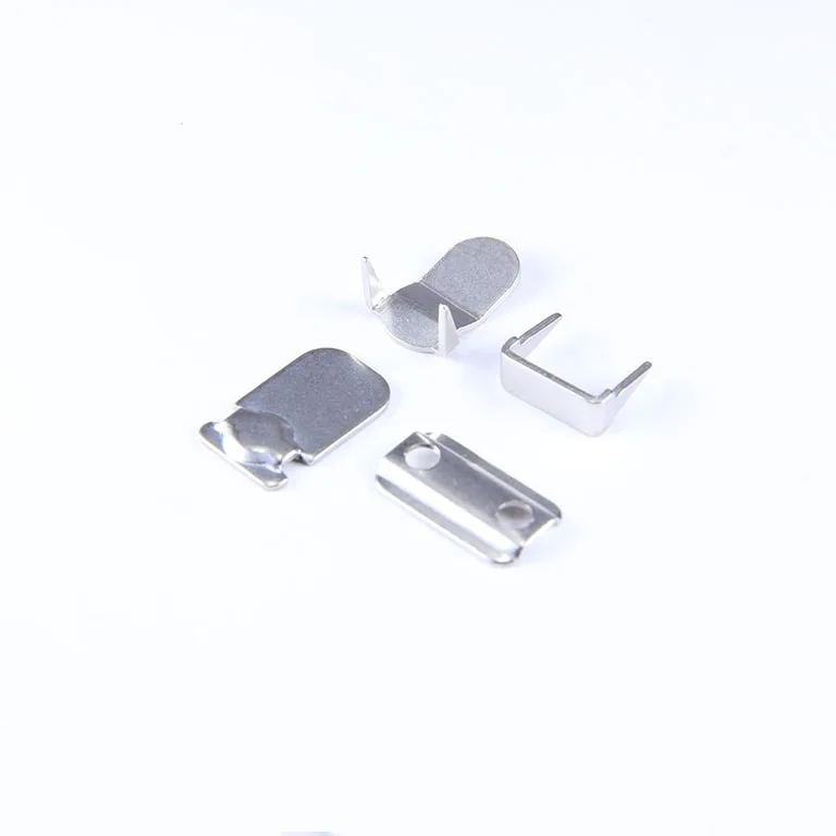 Brass small size durable 4 parts trouser hook