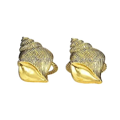 Набор из 4 колец для салфеток в стиле кораллового цвета с металлической оболочкой идеально подходит подарка