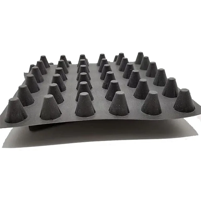 Plastic Sheet HDPE Drainage Board Dimple Membrane Eco-friendly Material Waterproof