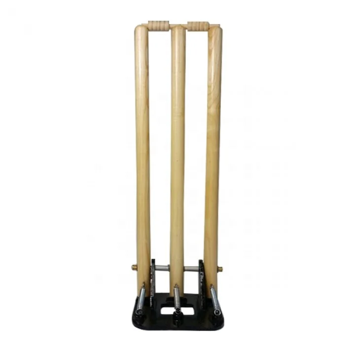 Cricket Spring Back Wicket stumps  Reverse Back Cricket Wooden Stumps