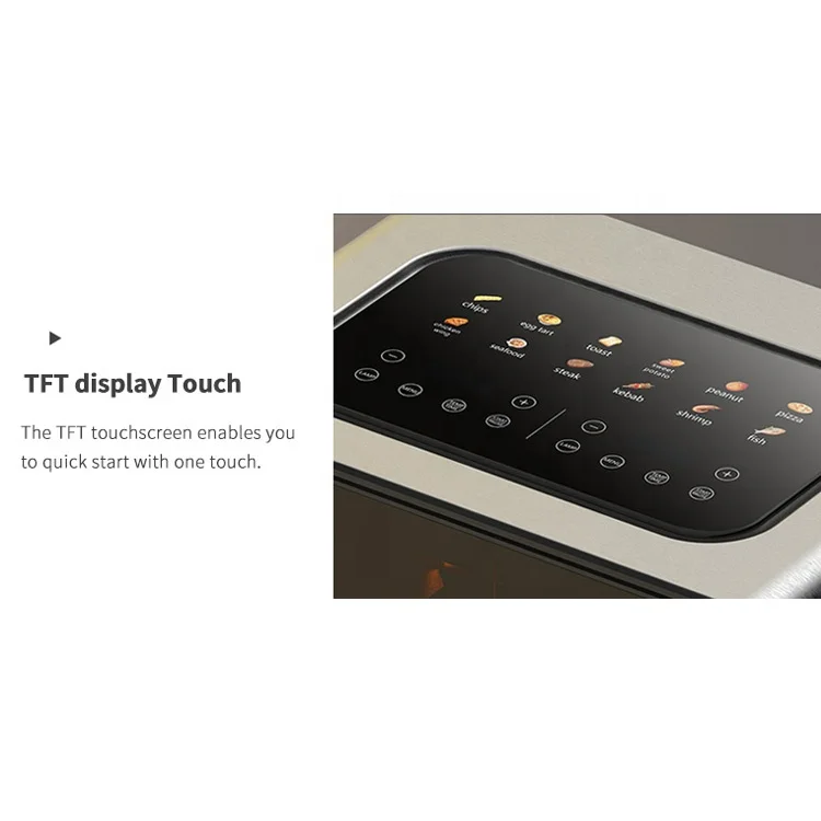 2400W 10L Dual Air Fryer Stainless Steel Household Oil Free Commercial Electric Digital Air Fryer Oven