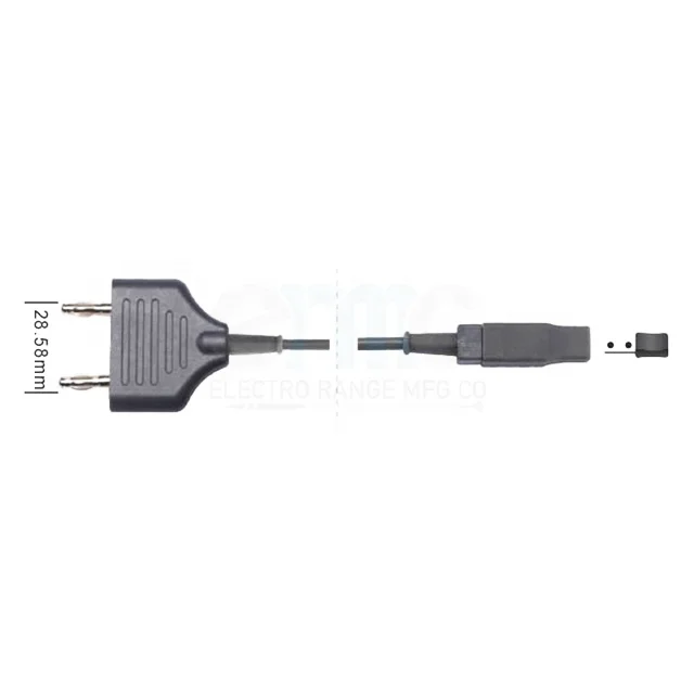 Лучший производитель высокое качество 2024 электрохирургия диатермия биполярный кабель плоская штепсельная вилка рукоятка биполярные щипцы