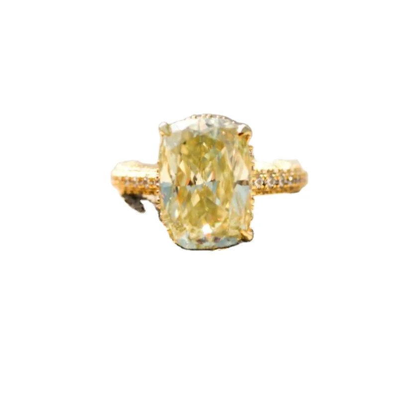 Золотое кольцо с бриллиантами по оптовой цене, желтое золото с бриллиантами, обручальное кольцо с изменяемым размером