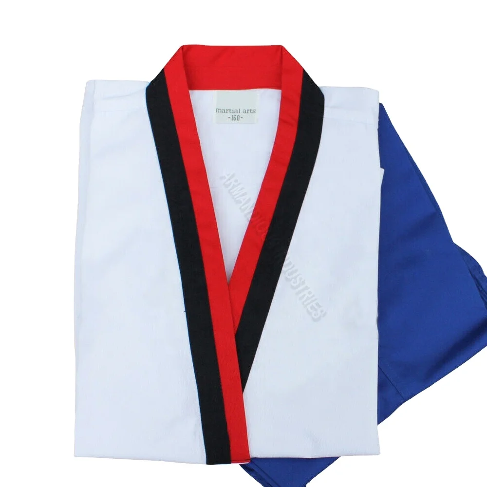 WTF одобренная унисекс профессиональная униформа для таэквондо Poomsae взрослых