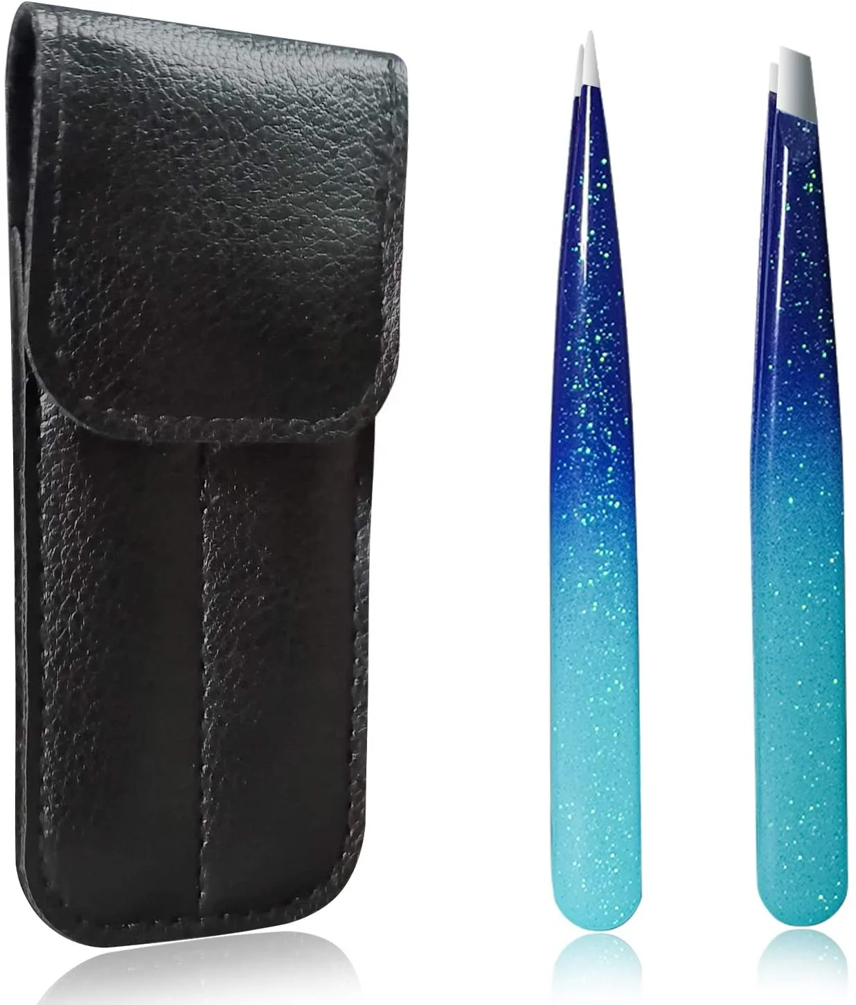 Eyebrow tweezers eyelash tweezer eyebrow plucking 2 Piece eyebrow tweezers set
