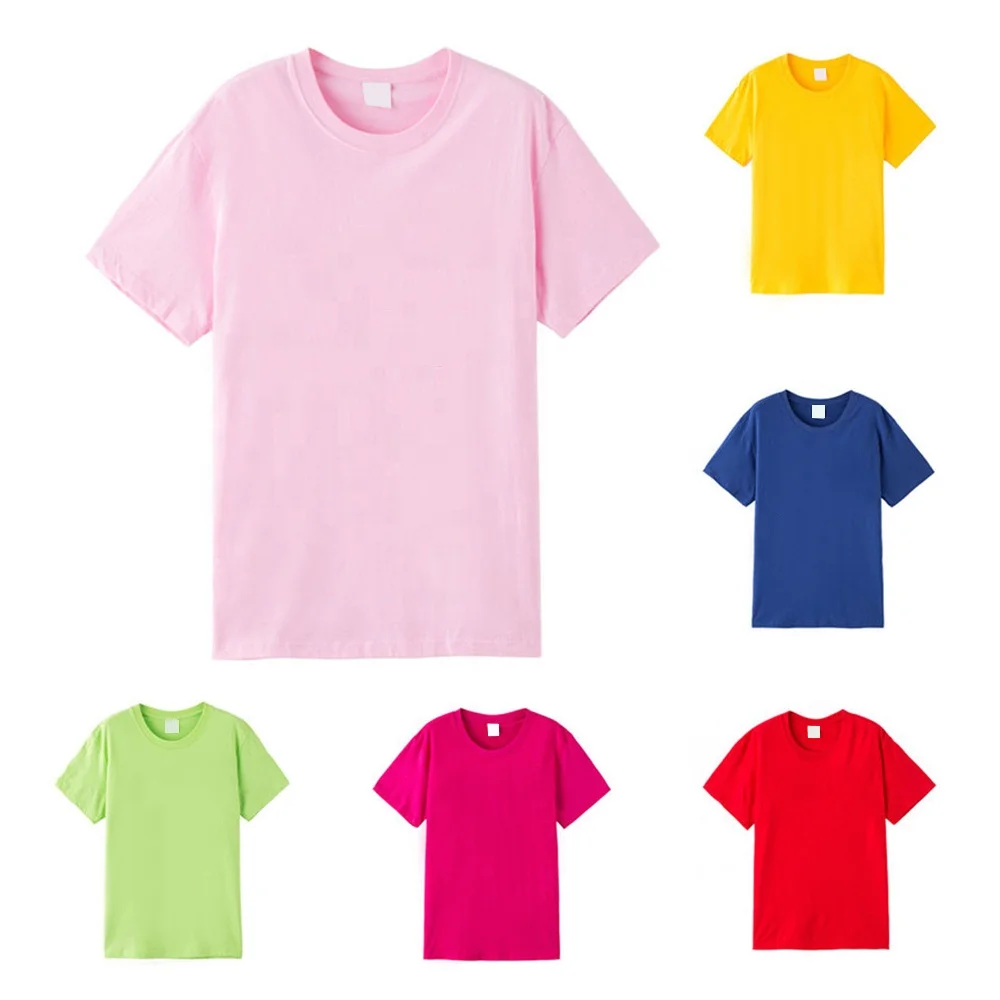  Классическая футболка из 100% хлопка с коротким рукавом и V-образным вырезом изготовленная на заказ Повседневная одежда спандекса