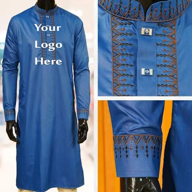 Exclusive Panjabi Mens 100% Cotton Latest Style Islamic Shalwar Kameez For Men 100% cotton Fabric Manufacturer From BD