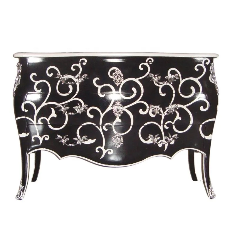 Wooden Furniture Design of Classic Chest of Drawers or Antique Commode to Furnish European Style Home Furniture