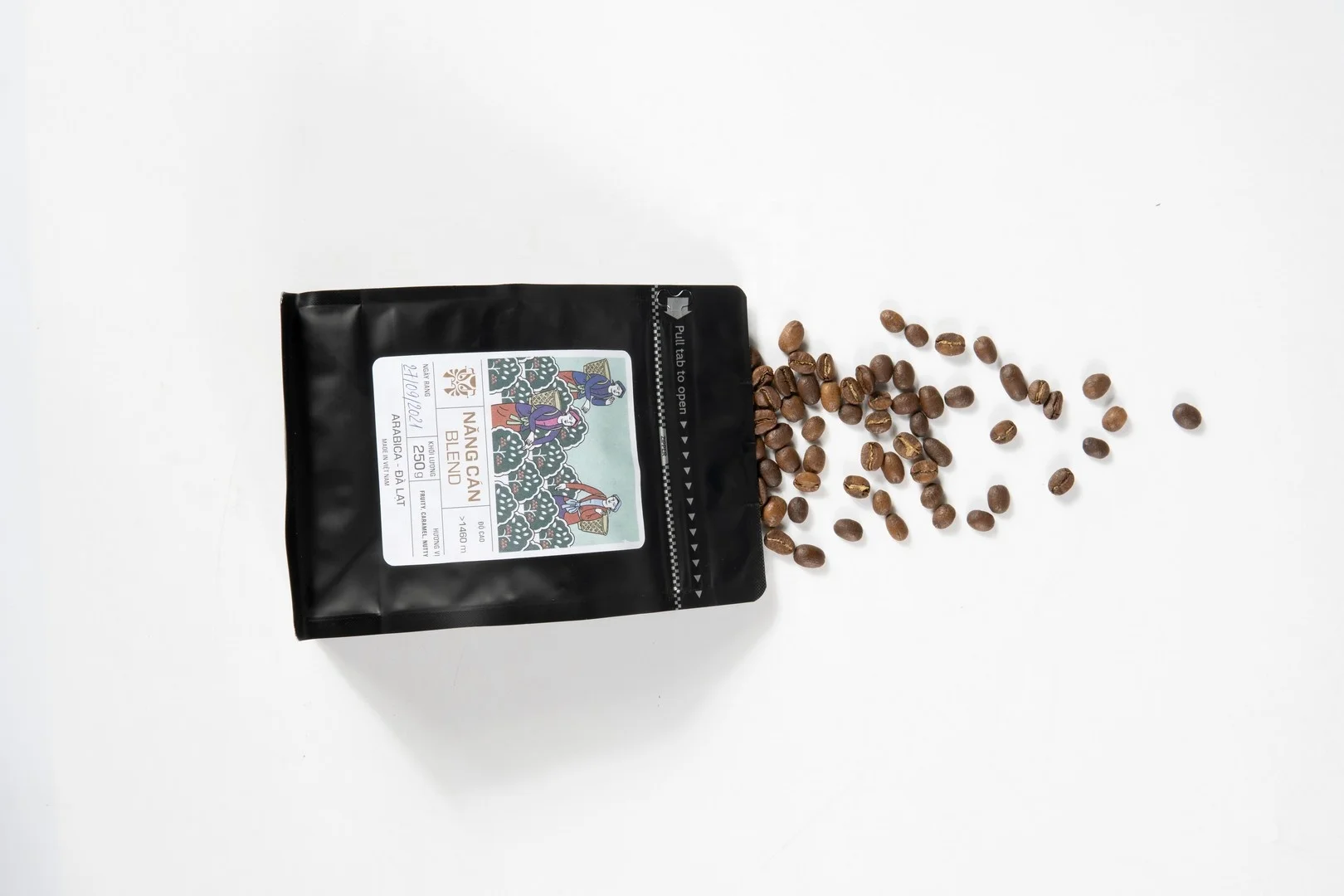 100% арабика-Премиум качество Арабика жареные кофейные зерна смесь для эспрессо Нанг банка