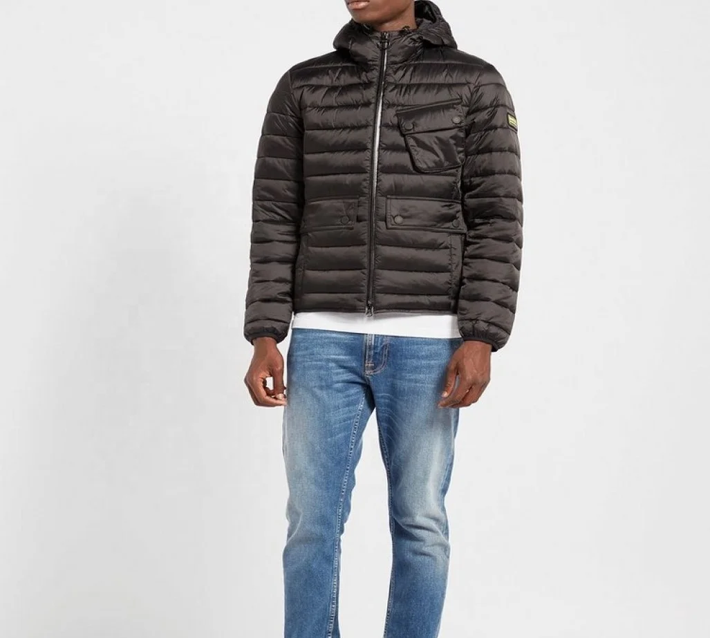 Men Fashion New Design Winter Puffer Shiny Jacket Warm Padding Wholesale Bubble Bomber