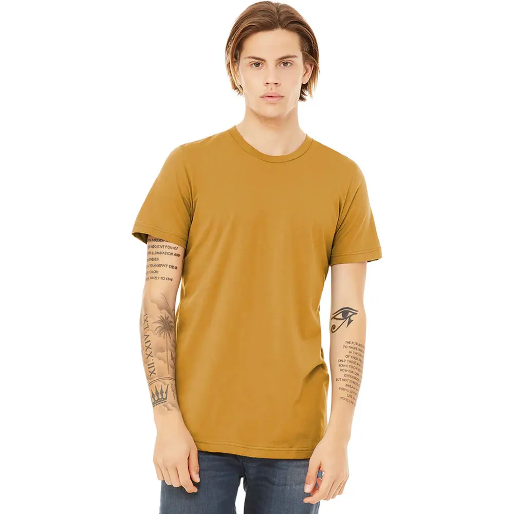 Bella Canvas T Shirts & Clothing Mustard Yellow boys plain t shirts Special! Bella + Canvas  Bulk Breathable T Shirt