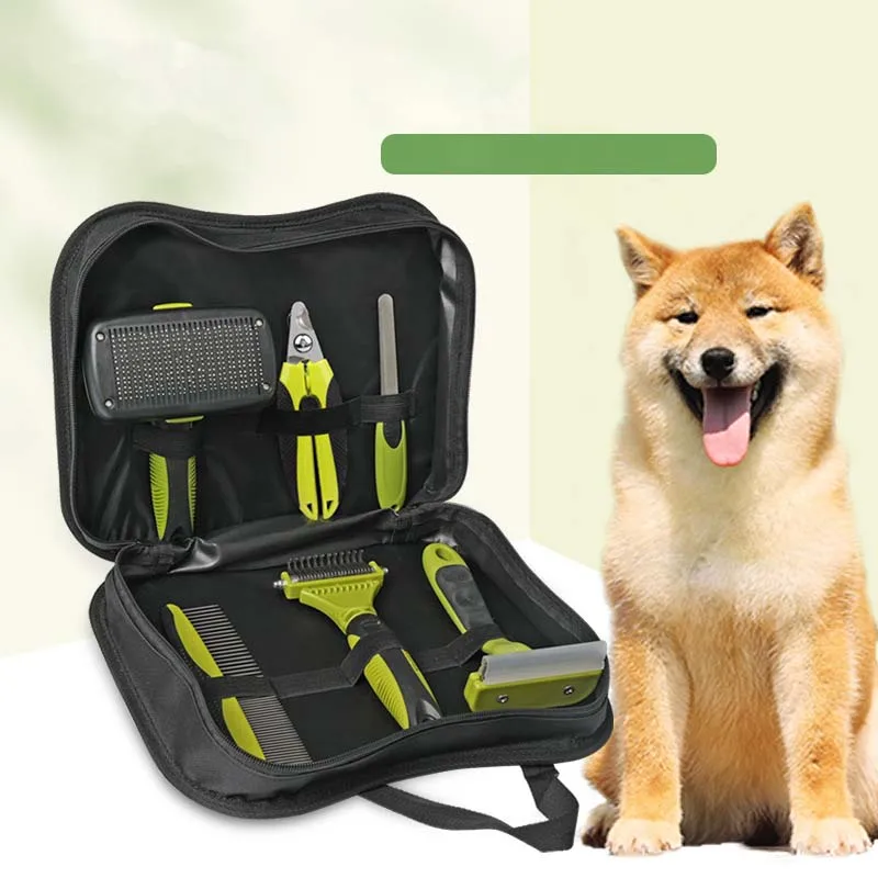 Brosse Pour Chien Cat Dogs Comb Cepillos Para Perros Mascotas Self Cleaning Cat Dog Pet Grooming Brush Set