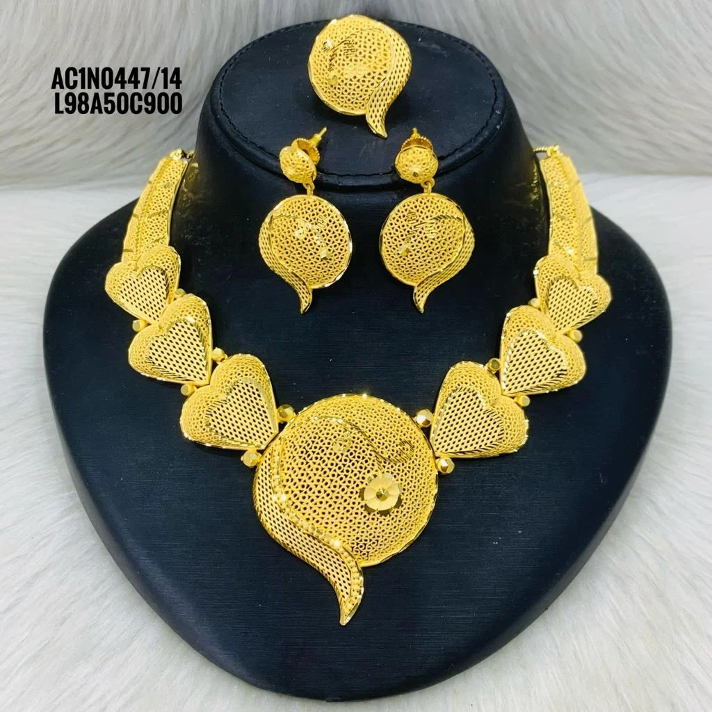 1 gram gold plated  designer jewellery online. short Necklace set  jewellery designs  bridal wedding