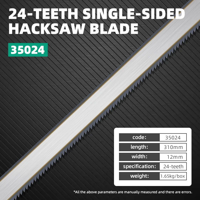 Hardware tools 24-tooth hacksaw blade woodworking hacksaw frame special saw blade fine-tooth manual saw blade