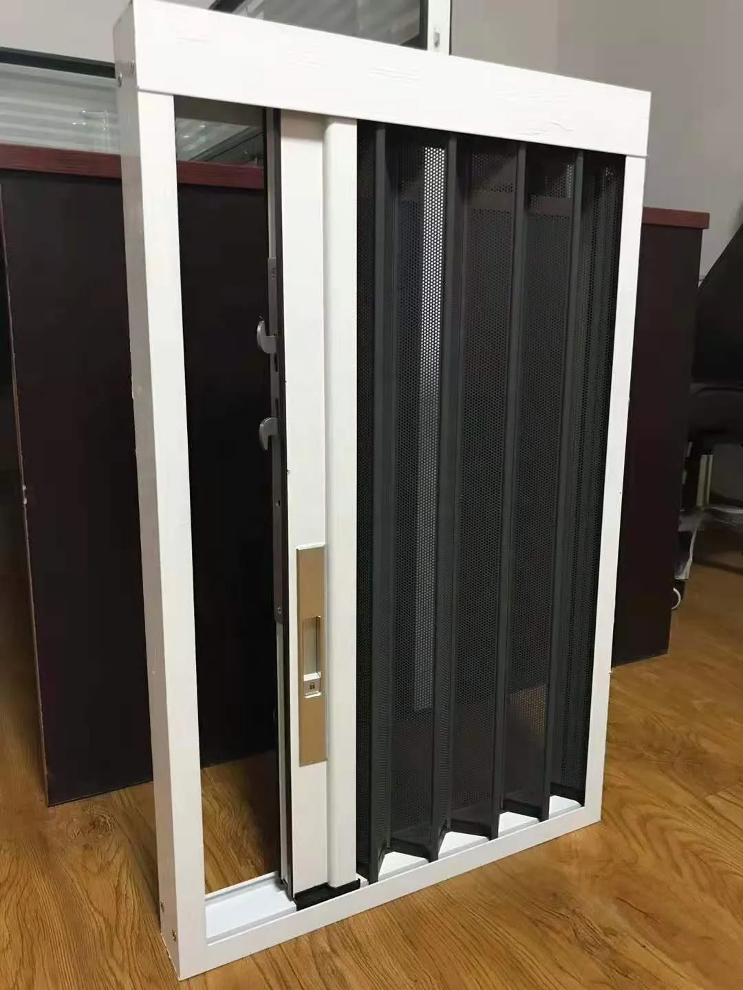 Asian  Design Retractable Fly Retractable Screen Door Tear Proof  Bug Proof Screen Sliding Window