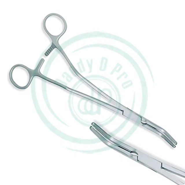 DDP CE ISO Hysterectomy Clamps Curved German Stainless Steel Hysterectomy Forceps Gynecology Urology Instrument Surgical Forceps