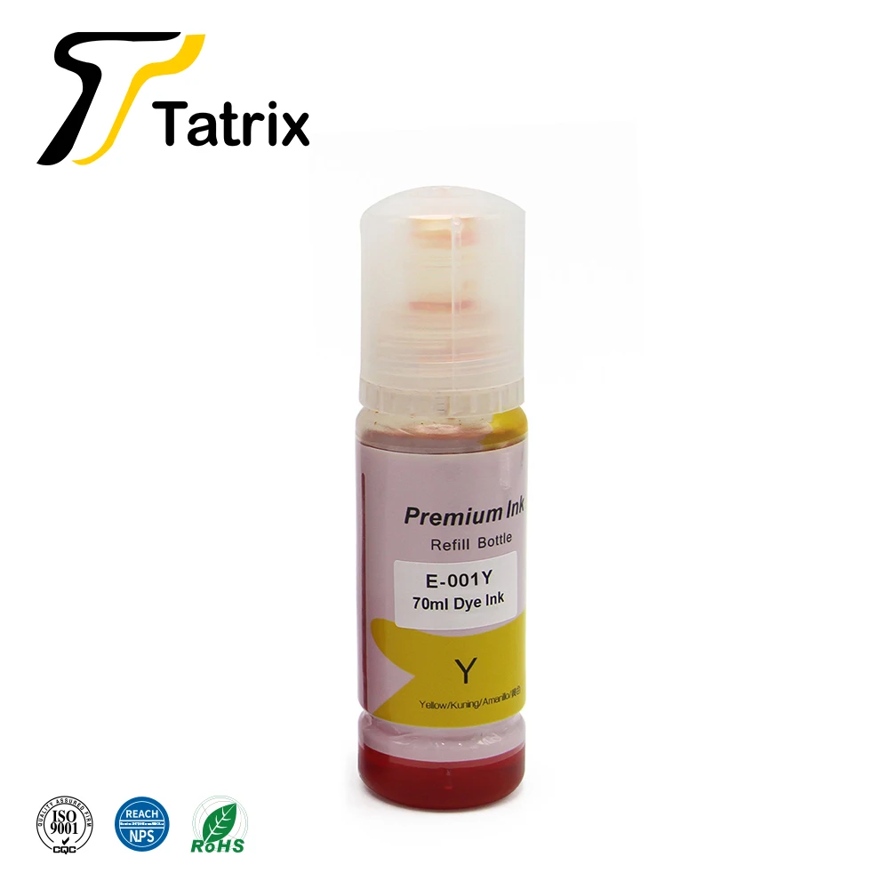 Чернила Tatrix для заправки 001 чернила EPSON картриджа прямого