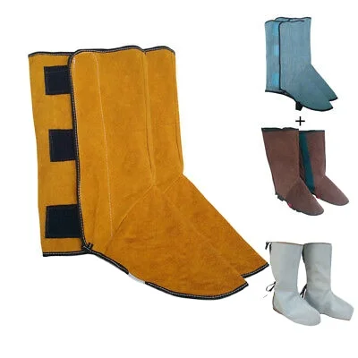 Огнестойкий сварочный комбинезон из коровьей спилковой кожи