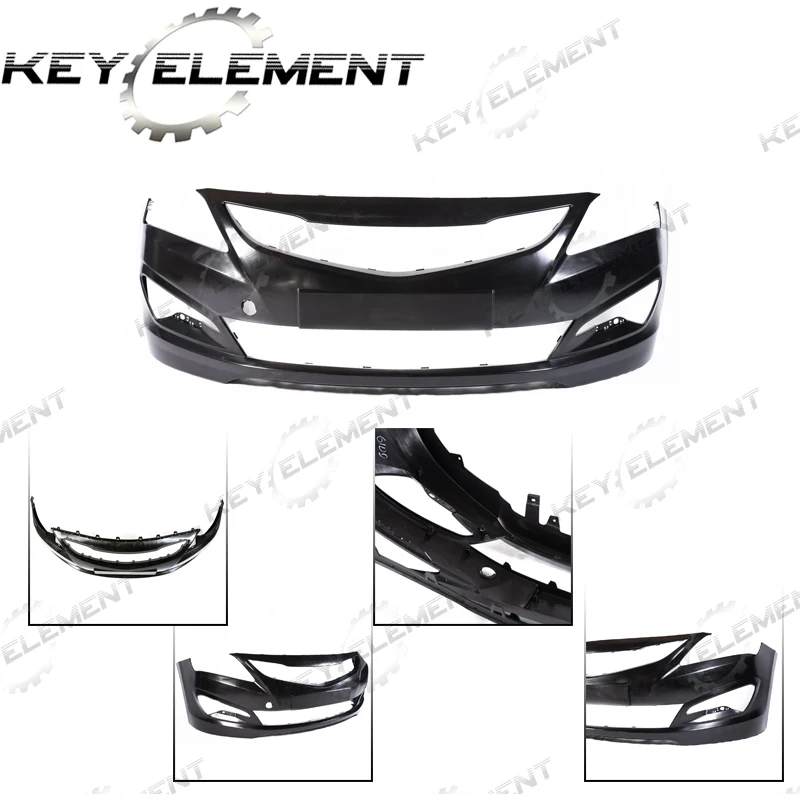 KEY ELEMENT High Quality Car Spare Parts Front Bumper Russian Type 86511-4l500 For Hyundai Accent 2015 Solaris 865114l500
