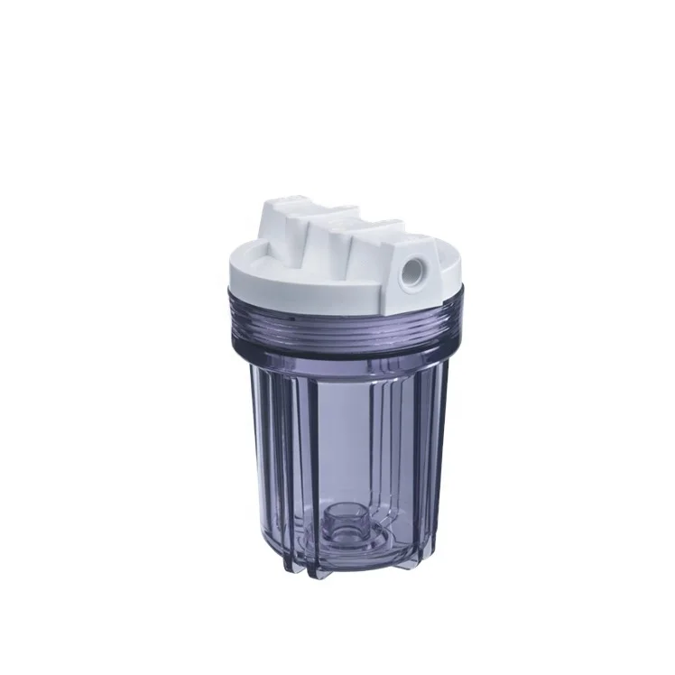 Transparent PP Filter Housing for Household Water Purification Manual Reverse Osmosis System Water Filter Parts