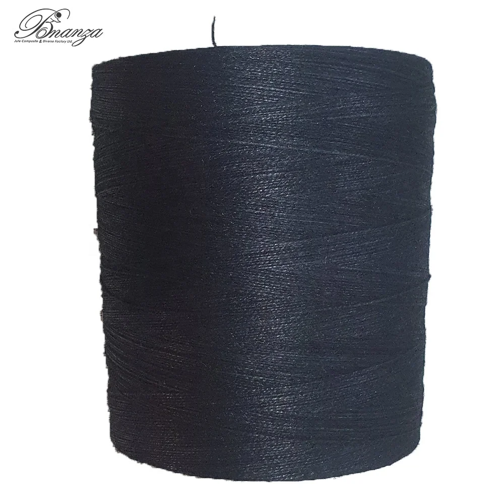 Highly Decorative Dark Black Fancy Jute Twine of 10 lbs 2 ply CB Quality