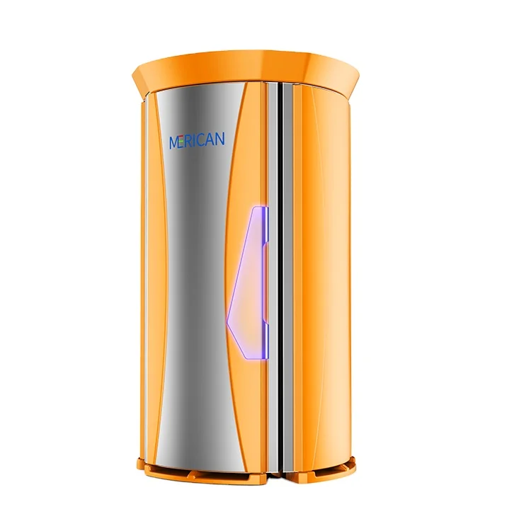 Promotion Factory Wholesale Tanning Salon Device Bronzing F10-180 Solarium Booth Vertical Tan Bed