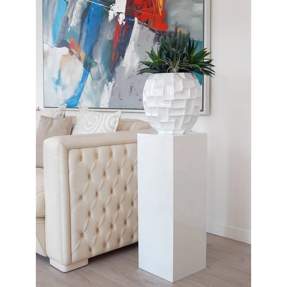 Домашний декор для спальни Цветочная ваза плантатор в скандинавском стиле позолоченные лакированные Современные Геометрические настольные декоративные металлические вазы ручной