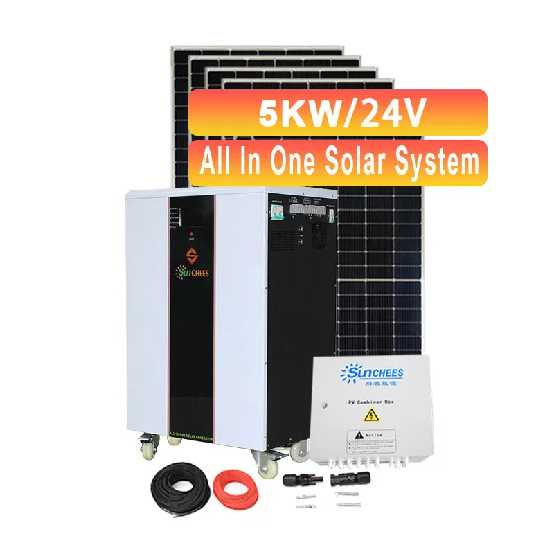 5 Kw Solar Panel System Kit OEM China Wholesale All In One Solar Energy Generator System