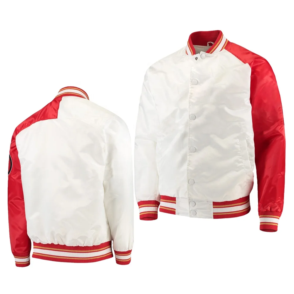 Super Slim Fit Embroidered Custom Varsity Jackets Wholesale OEM High Quality Varsity Jacket