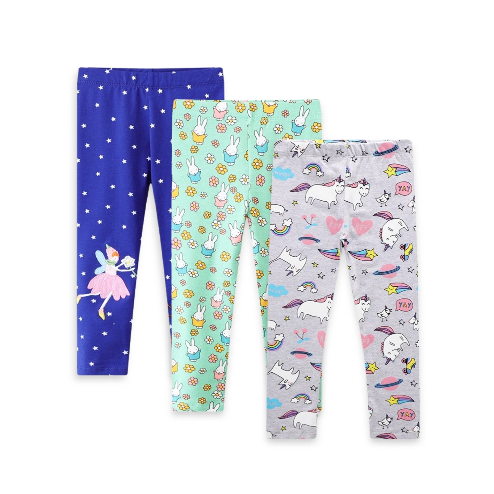 Toddler Clothes child leggings Soft Cotton Super Bunny Unicorns Print leggings for baby girls