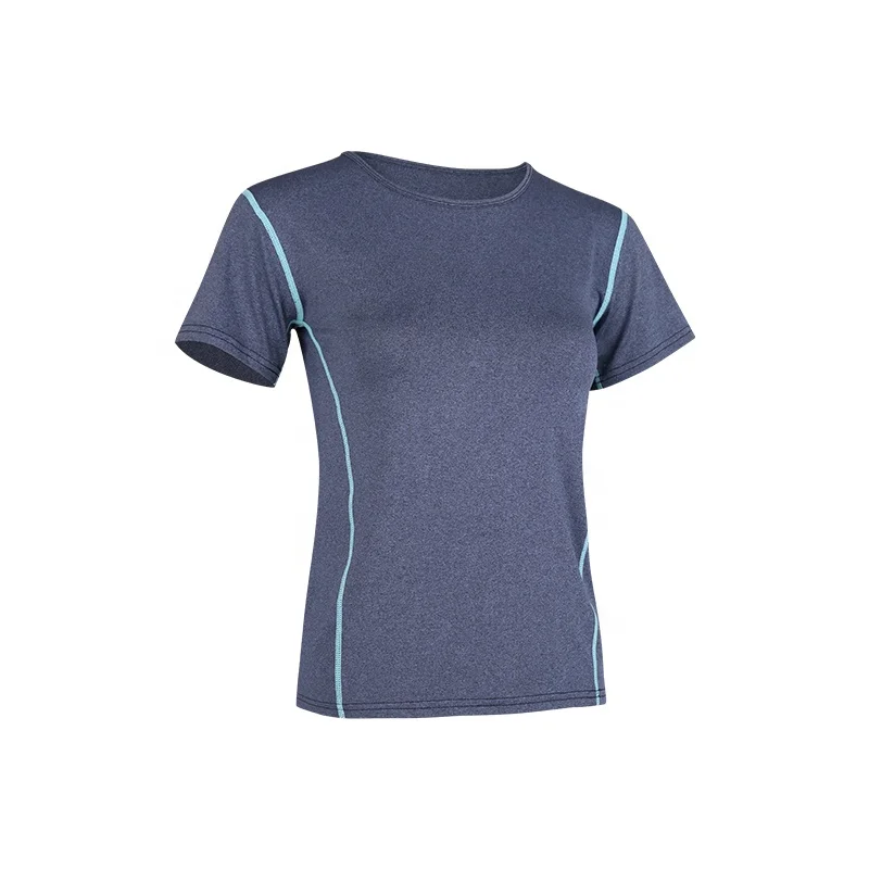Breathable gym t shirt women round neck slim yoga wear women gym shirts T Shirt gym women  Customize Logo And Color Fitness Appa