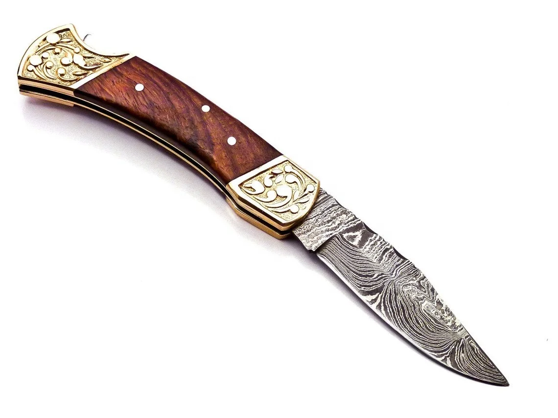 Складной нож из дамасской стали карманный повседневные ножи для переноски