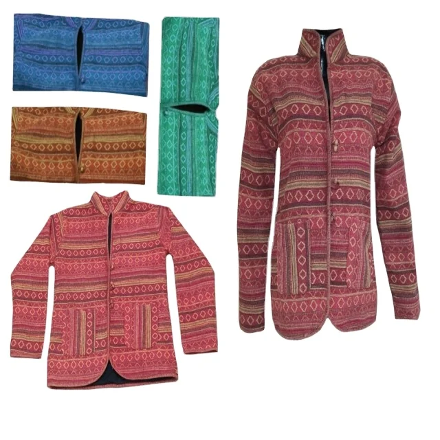 Cotton dari Blast Woolen Boho Hippie Hoodie Jacket fashionable stylish trendy item