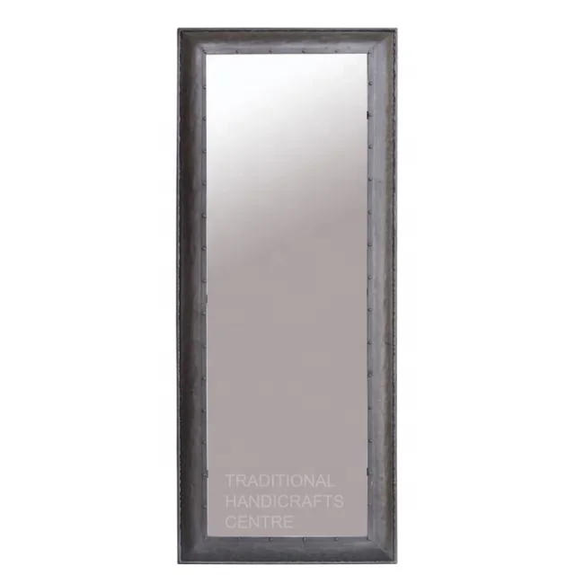 Best Quality Long Rectangle Shaped Antique Mirrors Living Room Home Decorative bathroom Iron Mirror Frame