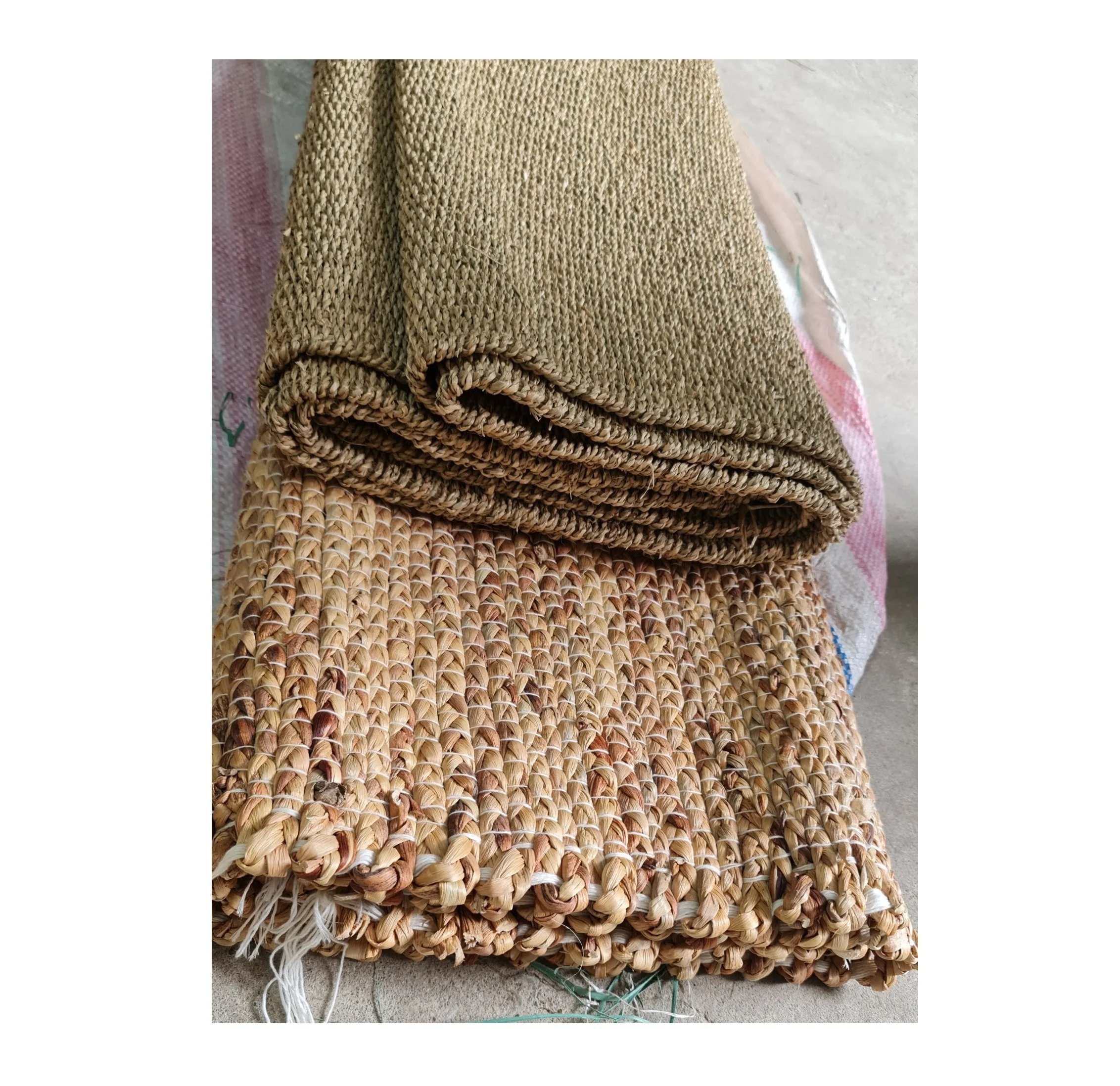 Vietnam Handwoven Natural water hyacinth yoga mat / Large Water hyacinth picnic mat home garden whatsapp 0084587176063 Sandy