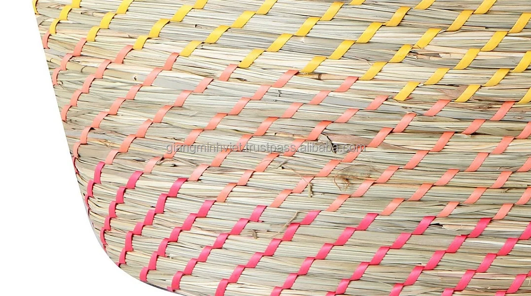 Hot trend Eco-friendly Hand-knitted Seagrass Straw Tote for Girls and Women Gifts from Vietnam