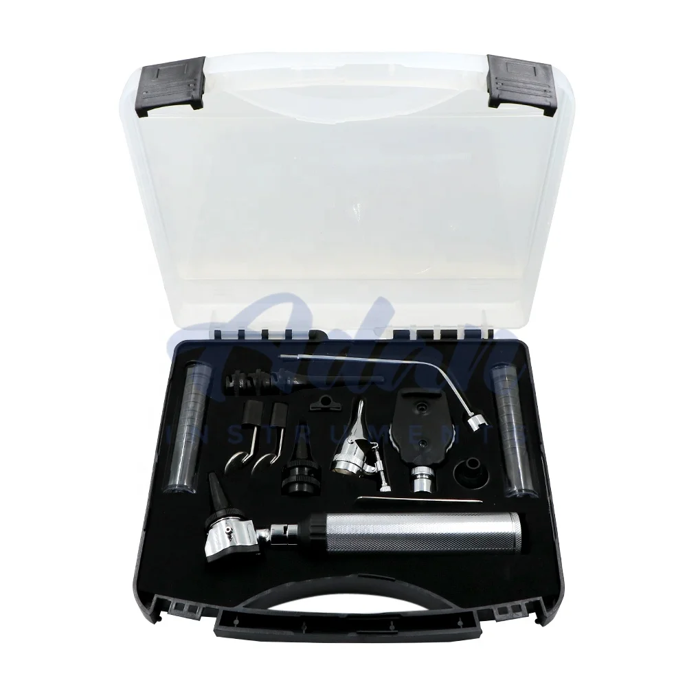 Top Trending Pro Diagnostic Ent Set of Otoscope Ophthalmoscope Nasal Speculum Speculas for Veterinary + Human Use