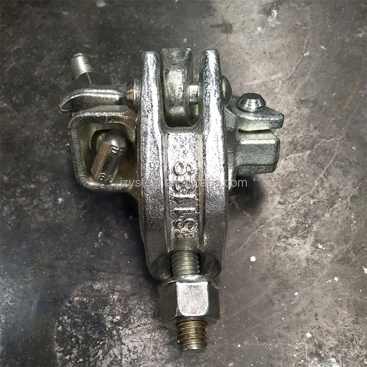 Scaffolding Coupler Steel Prop gi pipe clamp Clamp Drop Forged Swivel Fixed Double Coupler